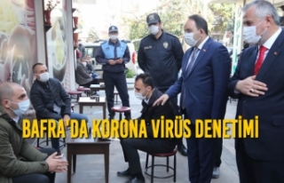 Bafra'da Korona Virüs Denetimi