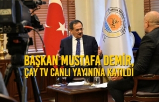 Başkan Demir, Çay TV Canlı Yayınına Katıldı