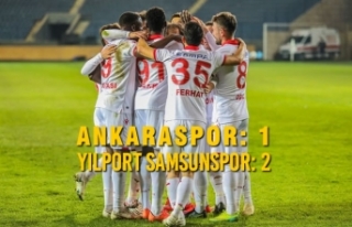 Ankaraspor : 1 – Yılport Samsunspor: 2