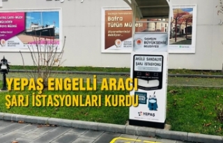 YEPAŞ Engelli Aracı Şarj İstasyonları Kurdu