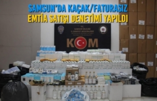 Samsun’da Kaçak/Faturasız Emtia Satışı Denetimi...
