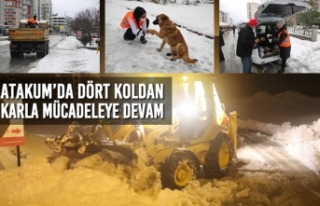 Atakum Belediyesi, Kar Mücadelesini Sürdürüyor