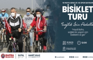 Bafra Belediyesi; 19 Mayıs'ta Bisiklet Turu...