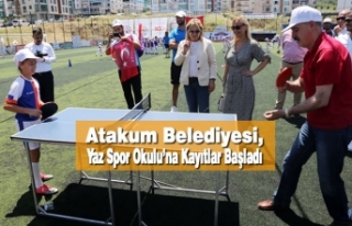 Atakum Belediyesi, Yaz Spor Okulu’na Kayıtlar Başladı