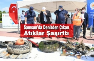 Samsun’da Denizden Çıkan Atıklar Şaşırttı