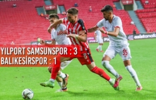 Yılport Samsunspor : 3 – Balıkesirspor : 1