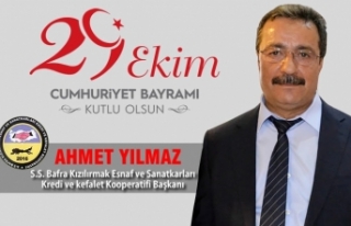 Başkan Ahmet Yılmaz'dan 29 Ekim Cumhuriyet...