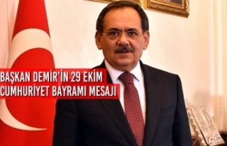 Başkan Mustafa Demir’in 29 Ekim Cumhuriyet Bayramı...