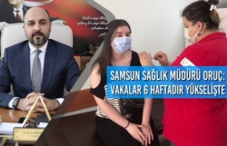 Samsun Sağlık Müdürü Oruç: Vakalar 6 Haftadır...