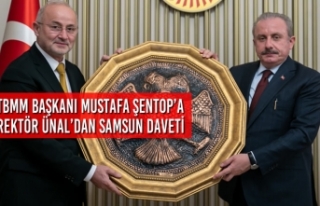 TBMM Başkanı Mustafa Şentop’a Rektör Ünal’dan...