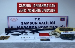 Samsun Jandarma’dan Zehir Tacirlerine Operasyon