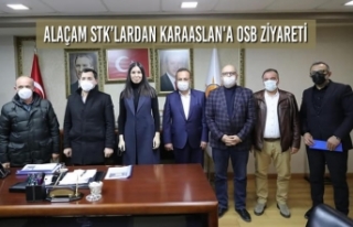 Alaçam STK’lardan Karaaslan'a OSB Ziyareti