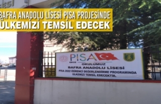 Bafra Anadolu Lisesi Pisa Projesinde Ülkemizi Temsil...