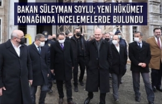 Bakan Süleyman Soylu; Yeni Hükümet Konağında...