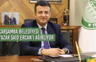 Çarşamba Belediyesi Yazar Said Ercan’ı Ağırlıyor
