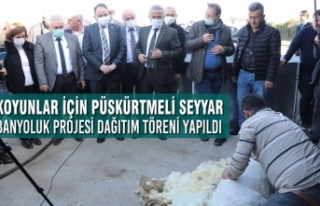 Koyunlar İçin Püskürtmeli Seyyar Banyoluk Projesi...