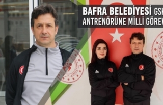 Bafra Belediyesi GSK Antrenörüne Milli Görev