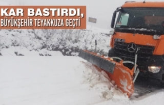 Kar Bastırdı, Büyükşehir Teyakkuza Geçti
