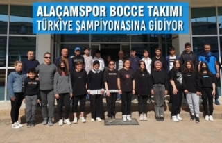 Alaçamspor Bocce Takımı Türkiye Şampiyonasına...