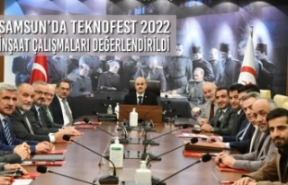 Samsun’da TEKNOFEST 2022 İnşaat Çalışmaları...