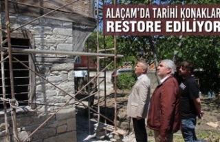 Alaçam’da Tarihi Konaklar Restore Ediliyor