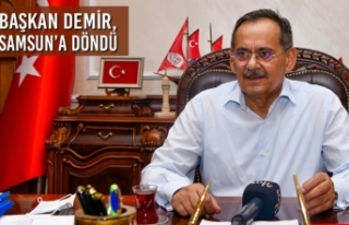 Başkan Demir, Samsun’a Döndü
