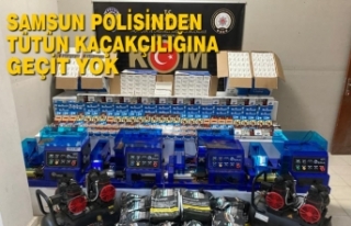 Samsun Polisinden Tütün Kaçakçılığına Geçit...