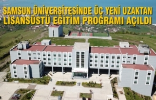 Samsun Üniversitesinde Üç Yeni Uzaktan Lisansüstü...