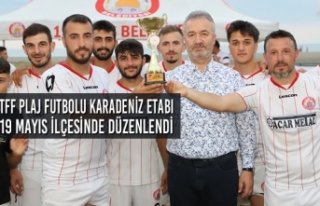 TFF Plaj Futbolu Karadeniz Etabı 19 Mayıs İlçesinde...