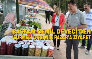Başkan Cemil Deveci’den ‘Sürmeli Organik Pazar’a...