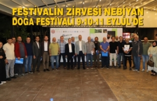 Festivalin Zirvesi Nebiyan Doğa Festivali 9-10-11...