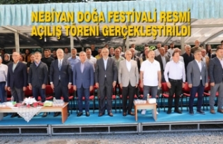 Nebiyan Doğa Festivali Resmi Açılış Töreni Gerçekleştirildi