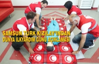Samsun Türk Kızılay’ından Dünya İlkyardım...