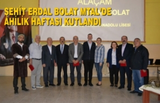 Şehit Erdal Bolat MTAL’de Ahilik Haftası Kutlandı