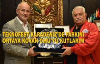Teknofest Karadeniz’de Farkını Ortaya Koyan OMÜ’yü...