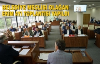 Belediye Meclisi Olağan Ekim Ayı Toplantısı Yapıldı
