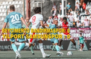 Beyçimento Bandırmaspor: 0 – Yılport Samsunspor...
