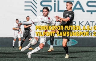 Pendikspor Futbol A.Ş.: 0 – Yılport Samsunspor...