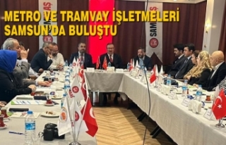 Metro ve Tramvay İşletmeleri Samsun’da Buluştu