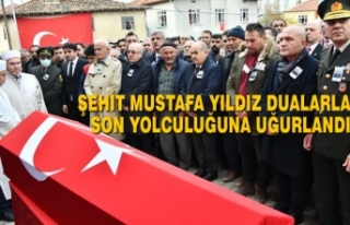 Şehit Mustafa Yıldız Dualarla Son Yolculuğuna...