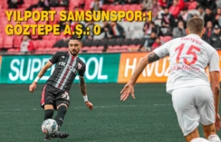 Yılport Samsunspor: 1 – Göztepe A.Ş. : 0
