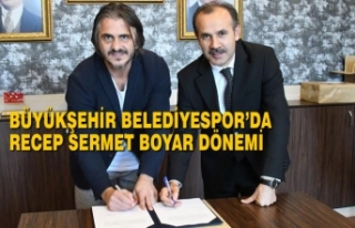 Büyükşehir Belediyespor’da Recep Sermet Boyar...