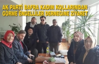 AK Parti Bafra Kadın Kollarından Görme Engelliler...