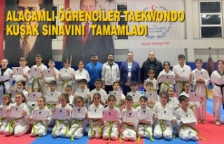 Alaçamlı Öğrenciler Taekwondo Kuşak Sınavını...