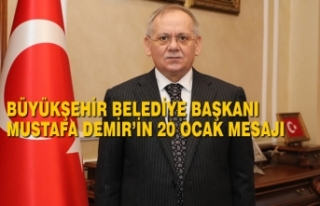Büyükşehir Belediye Başkanı Mustafa Demir’in...
