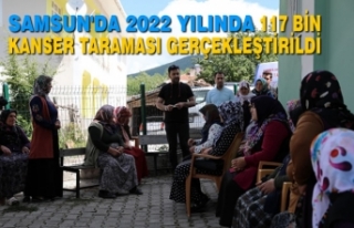 Samsun'da 2022 Yılında 117 Bin Kanser Taraması...