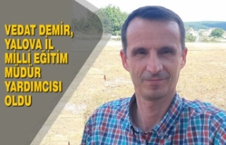Vedat Demir, Yalova İl Milli Eğitim Müdür Yardımcısı...