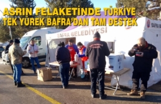 Asrın Felaketinde Türkiye Tek Yürek Bafra’dan...