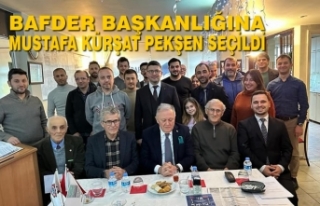 BAFDER Başkanlığına Mustafa Kürşat Pekşen Seçildi
