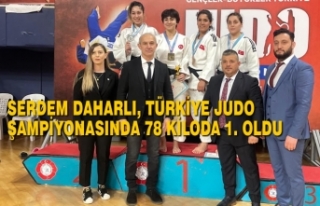 Serdem Daharlı, Türkiye Judo Şampiyonasında 78...